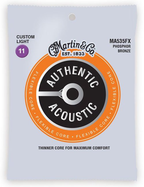 Martin Authentic Acoustic Flexible Core 11–52 Custom Light (MA535FX)