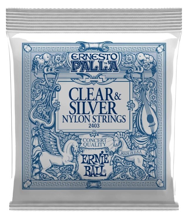 Ernie Ball Ernesto Palla Clear & Silver