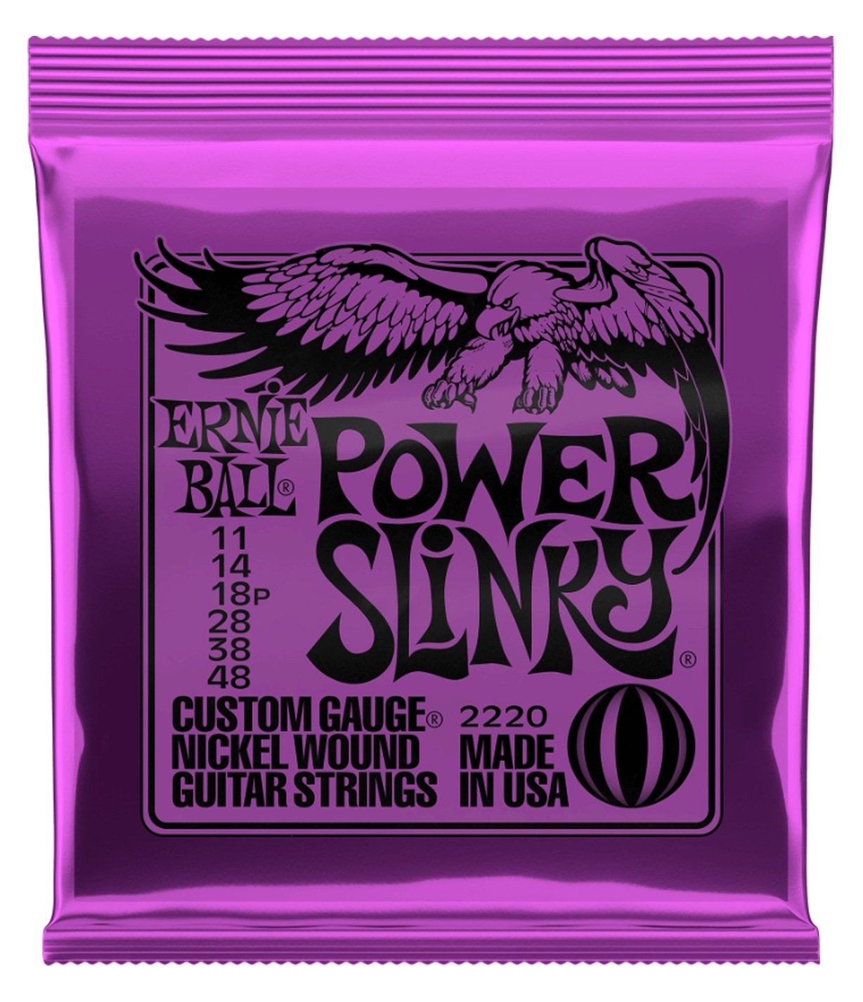 Ernie Ball Slinky Nickel Wound 11–48 Power Slinky
