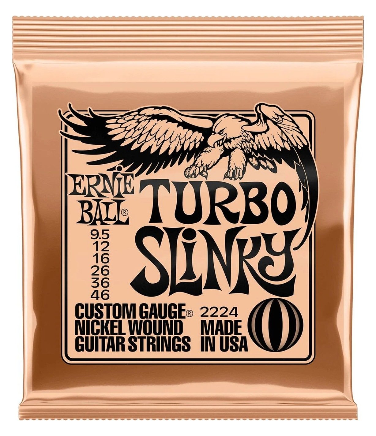 Ernie Ball Slinky Nickel Wound 9.5–46 Turbo Slinky