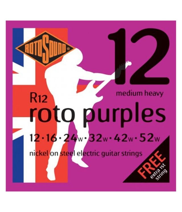 Rotosound Roto Purples R12 12–52 Medium Heavy